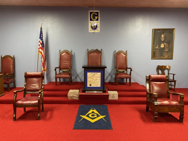 Set up for the stated Lodge Meeting.